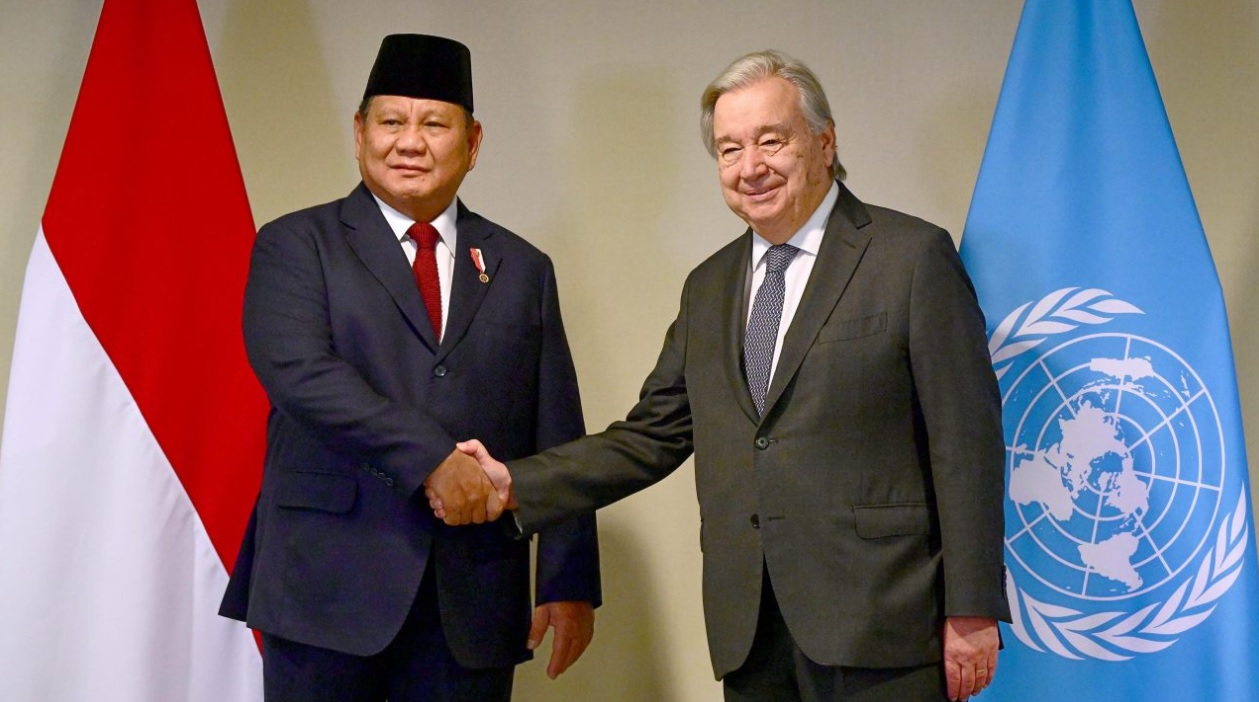 Presiden Prabowo Bertemu Sekjen PBB Antonio Guterres di Rio de Janeiro, Bahas Perdamaian dan Keamanan Global
