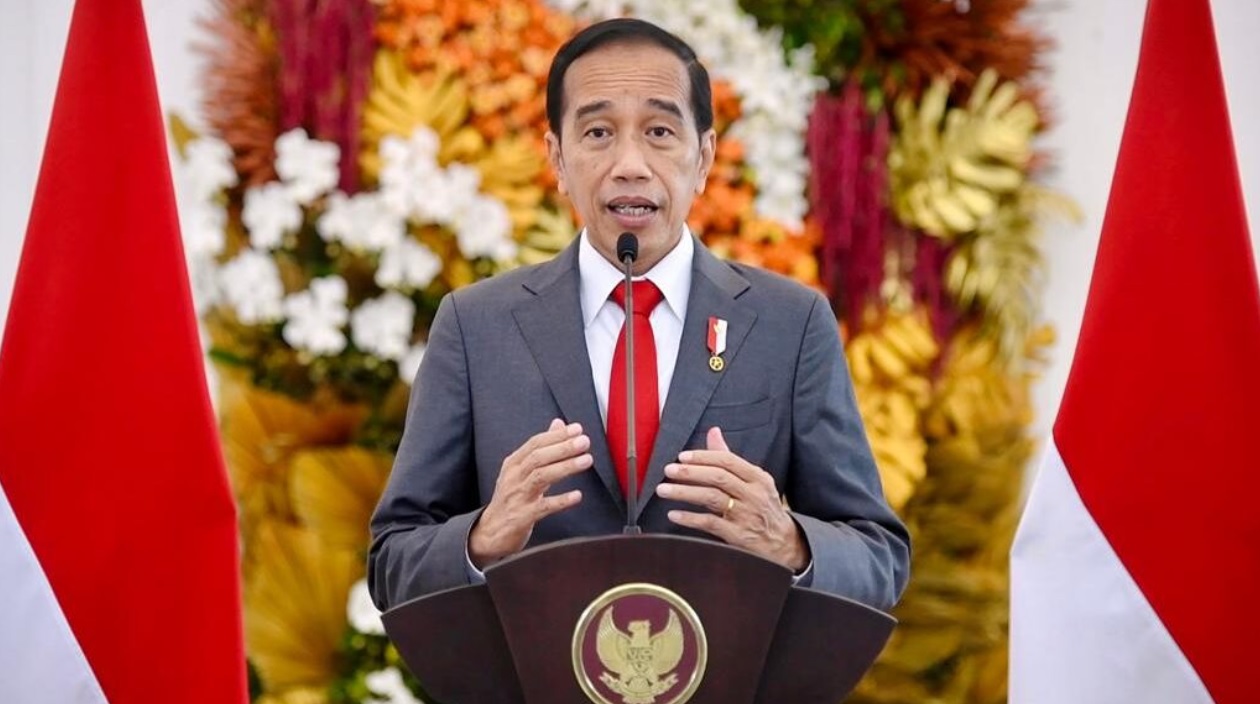 Presiden Joko Widodo memberikan keterangan terkait Presidensi G20 Indonesia pada Jumat, 29 April 2022. Foto: BPMI Setpres