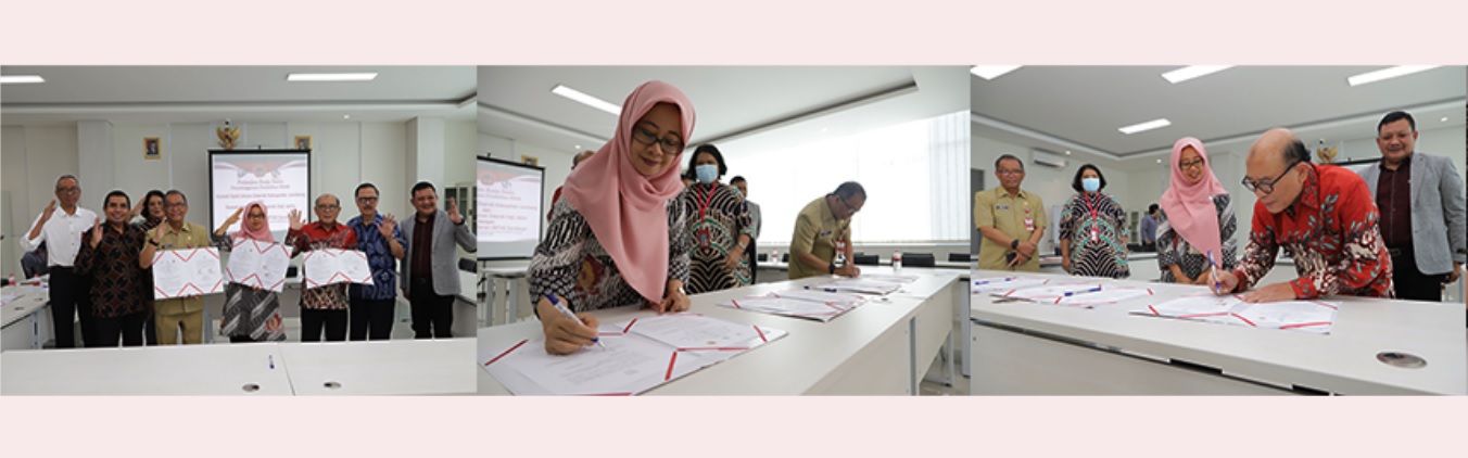  Fakultas Kedokteran Universitas 17 Agustus 1945 (FK Untag) Surabaya melakukanPerjanjian Kerjasama bersama Rumah Sakit Umum Daerah (RSUD) Kabupaten Jombang dan RSUD Haji Provinsi Jawa Timur (Jatim) tentang penyelenggaraan pendidikan klinik