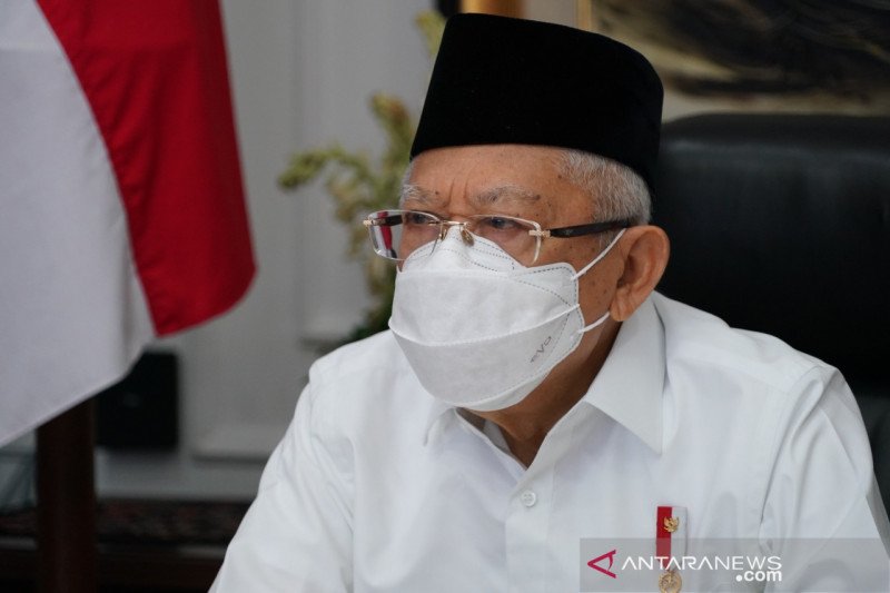 Wakil Presiden Ma'ruf Amin. (ANTARA/HO-Asdep KIP Setwapres)