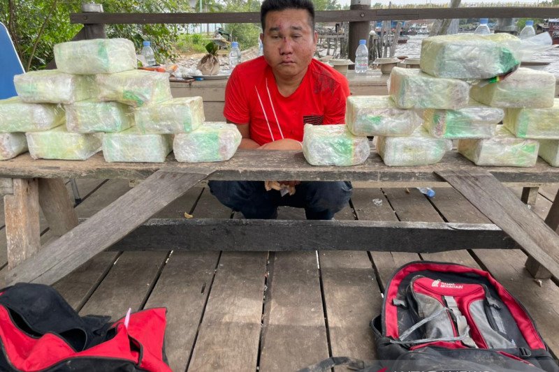 Tim Harimau Kampar Polda Riau Gagalkan Penyelundupan Sabu-sabu 20 Kg