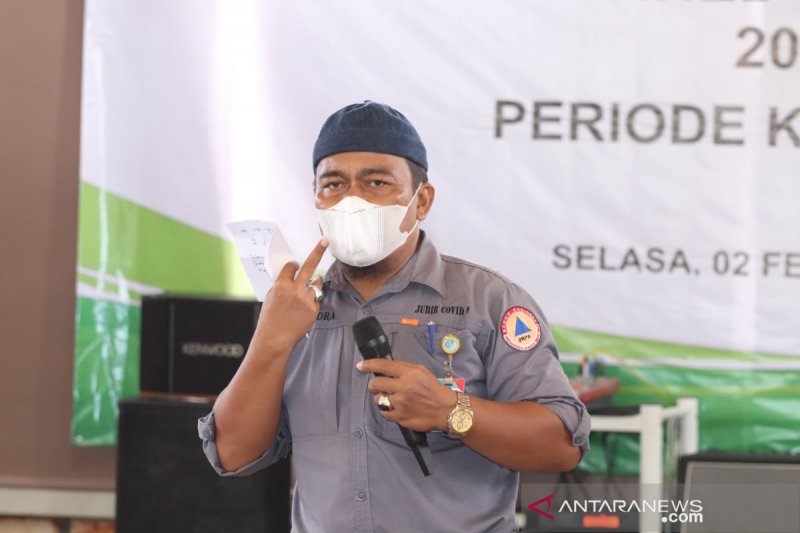 Juru bicara Satgas COVID-19 Kabupaten Bangka Provinsi Kepulauan Bangka Belitung Boy Yandra (ANTARA/kasmono)