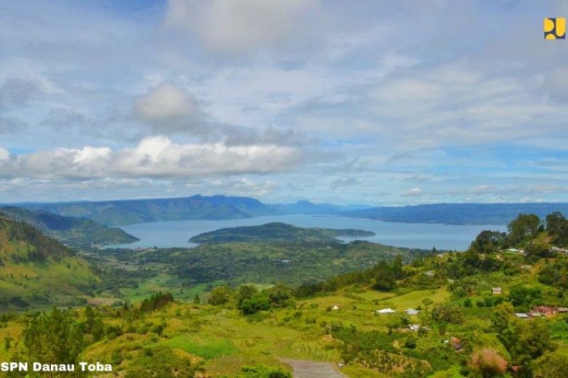 Kawasan Strategis Pariwisata Nasional Danau Toba di Sumatera Utara. Dokumentasi Kementerian PUPR