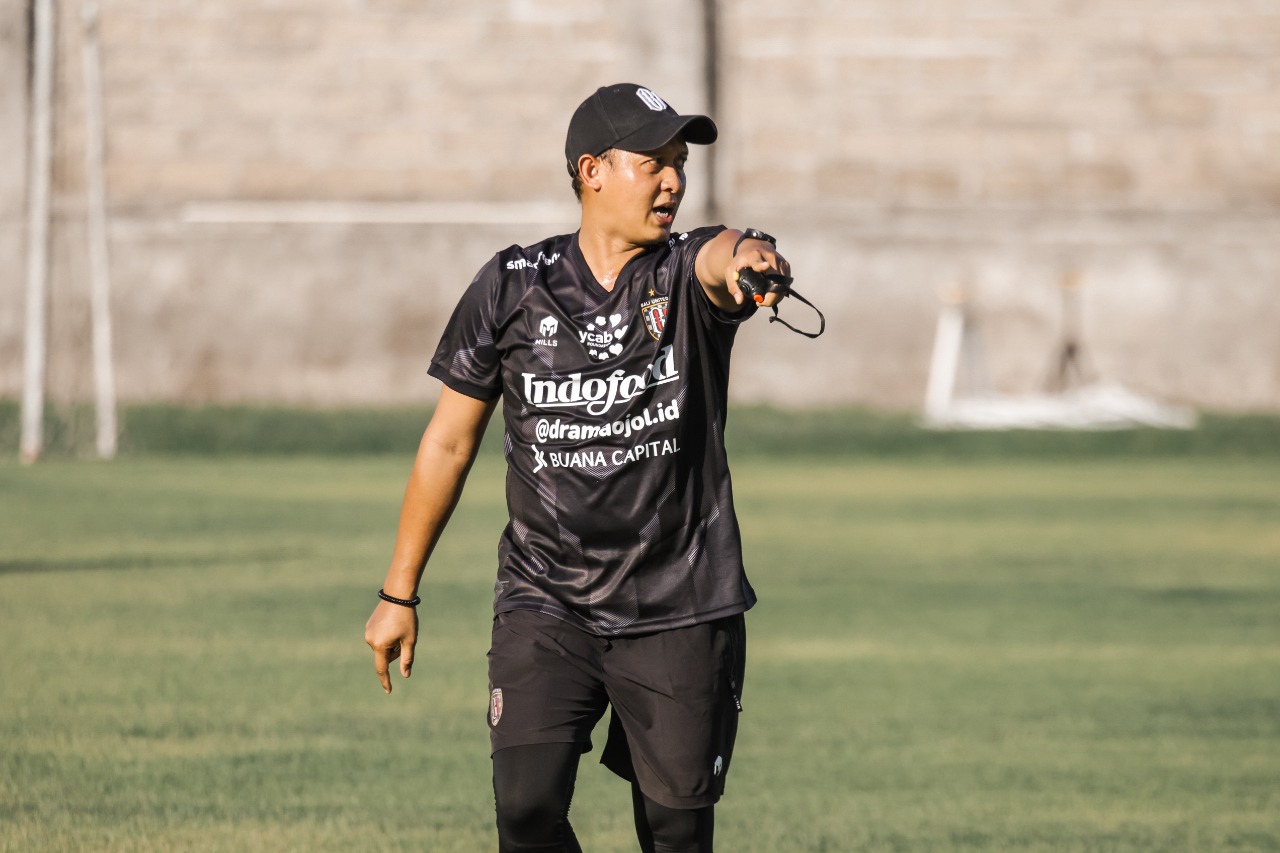Pelatih fisik Bali United, Yogie Nugraha 