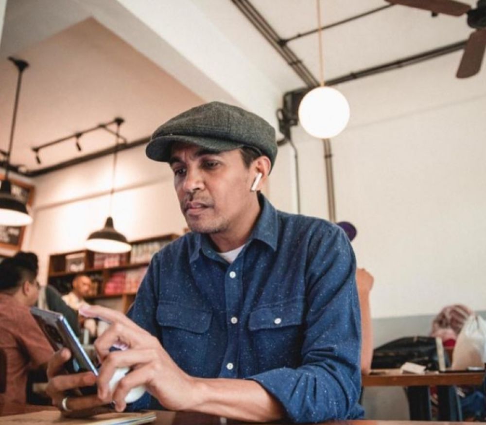Glenn Fredly artis penyanyi RnB Indonesia. ( foto : hmp/ilmi) 