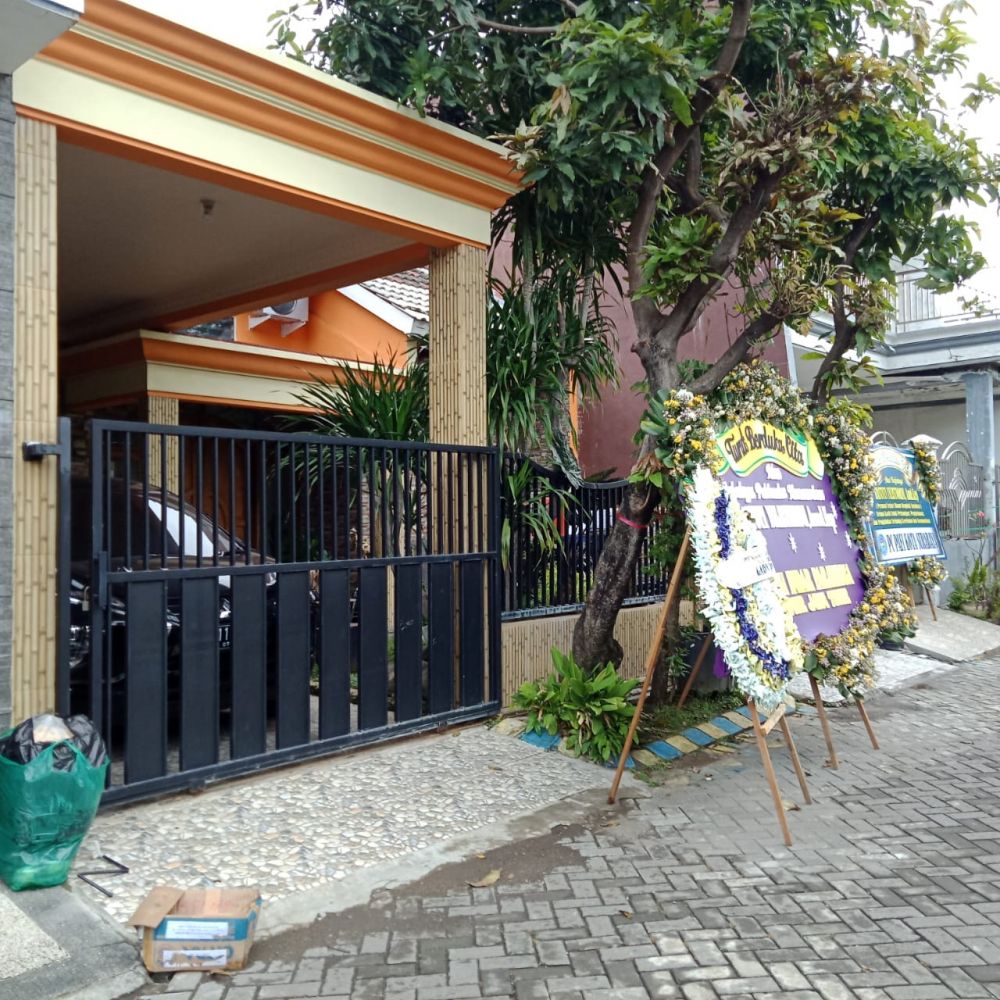 Rumah Perawat Hastuti RS Siloam Sepi, Hanya Ada Karangan Bunga