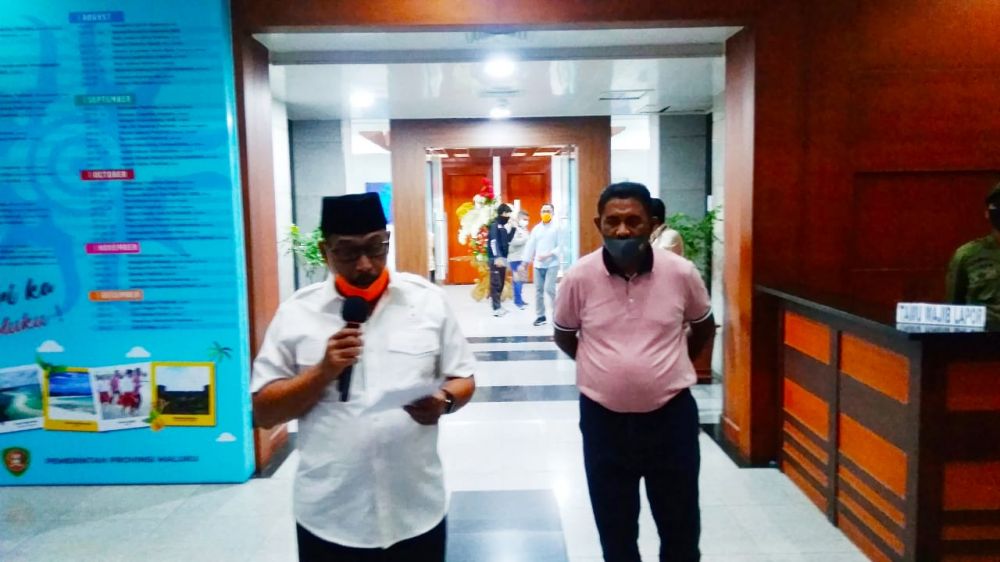 Gubernur Maluku Murad Ismail. (FOTO; HMP/BOY)