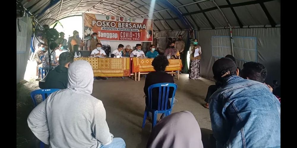 Warga dan Mahasiswa melakukan pertemuan dengan tim Gustu Kepsul. HMP/CHO