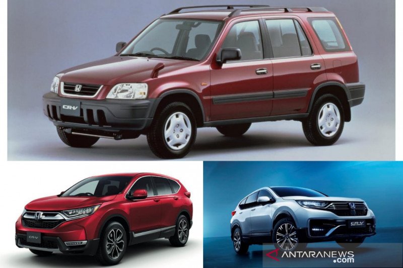 Honda merayakan 25 tahun eksistensi CR-V (1995-2020) dengan merilis mesin hybrid untuk pasar China. (ANTARA/HO)