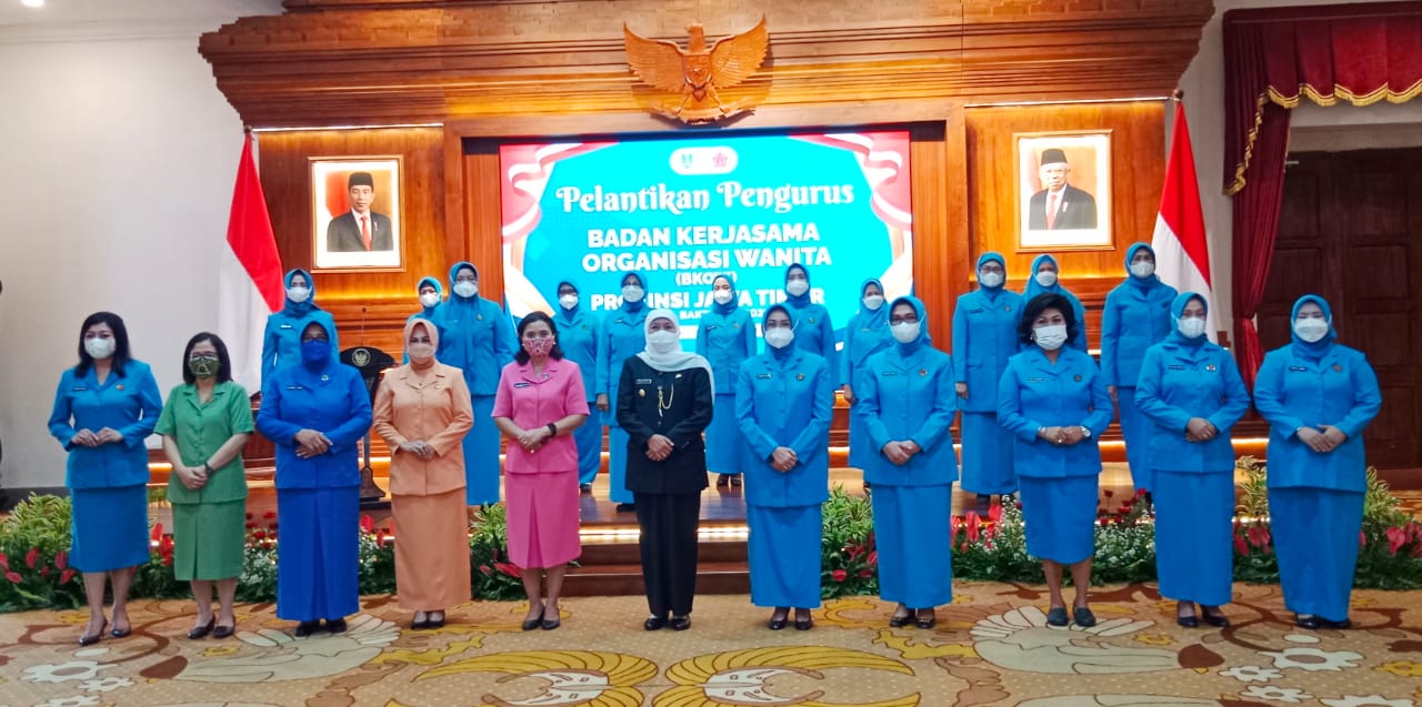 Ini Pesan Khofifah Kepada  Badan Kerjasama Organisasi Wanita Jatim