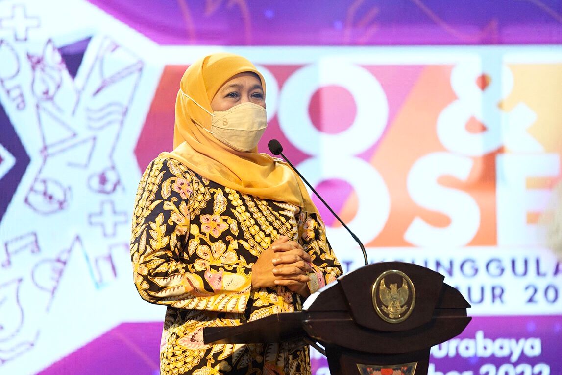 Gubernur Jawa Timur Khofifah Indar Parawansa