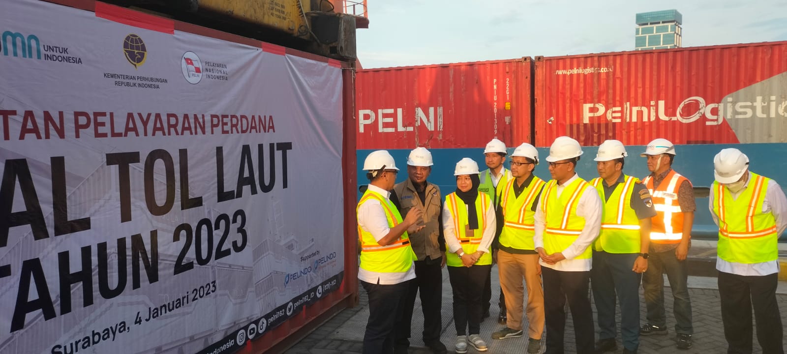 Awal Baik, Muatan Perdana di 2023 Kapal Tol Laut PT PELNI Terisi Penuh