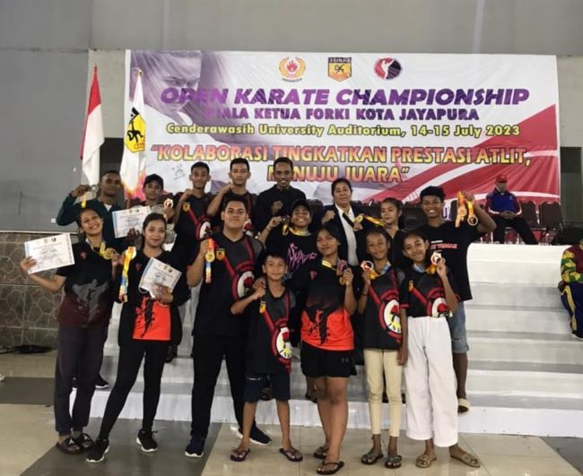 Para atlet yang bertanding di Piala Walikota Jayapura.