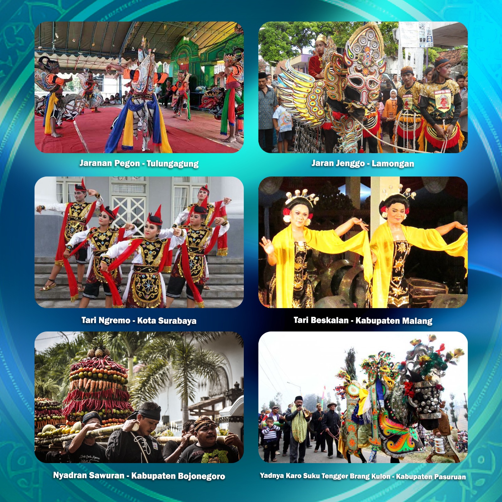 Sebanyak 12 Karya Budaya asli Jawa Timur resmi ditetapkan sebagai Warisan Budaya Tak Benda Nasional oleh Tim Ahli WBTb Kemendikbudristek RI 