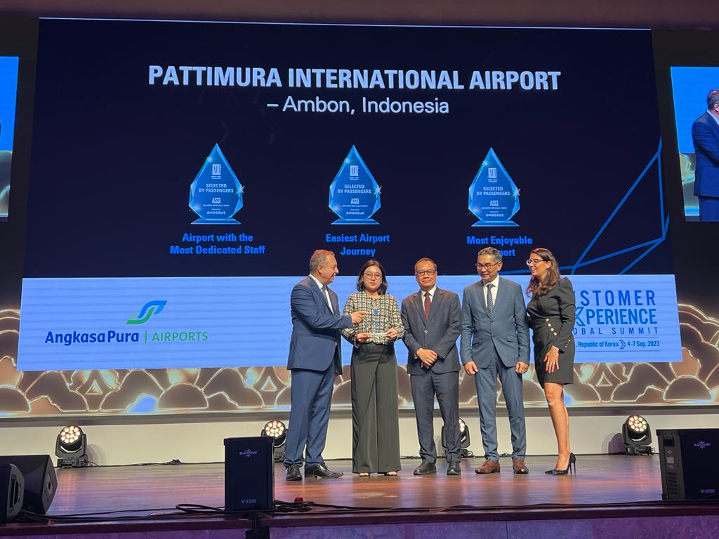 Bandara Internasional Pattimura Ambon Raih Penghargaan BEST AIRPORTS