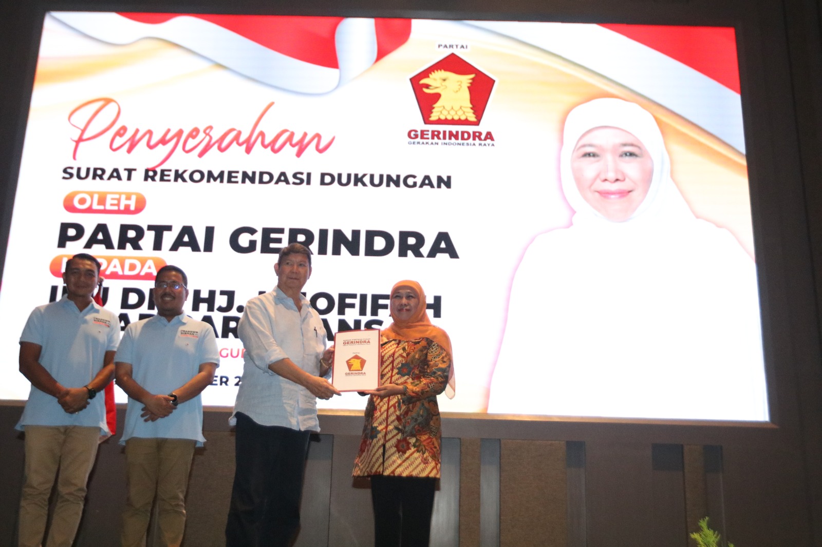 Gerindra Beri Rekomendasi Dukungan kepada Khofifah Sebagai Cagub 2024