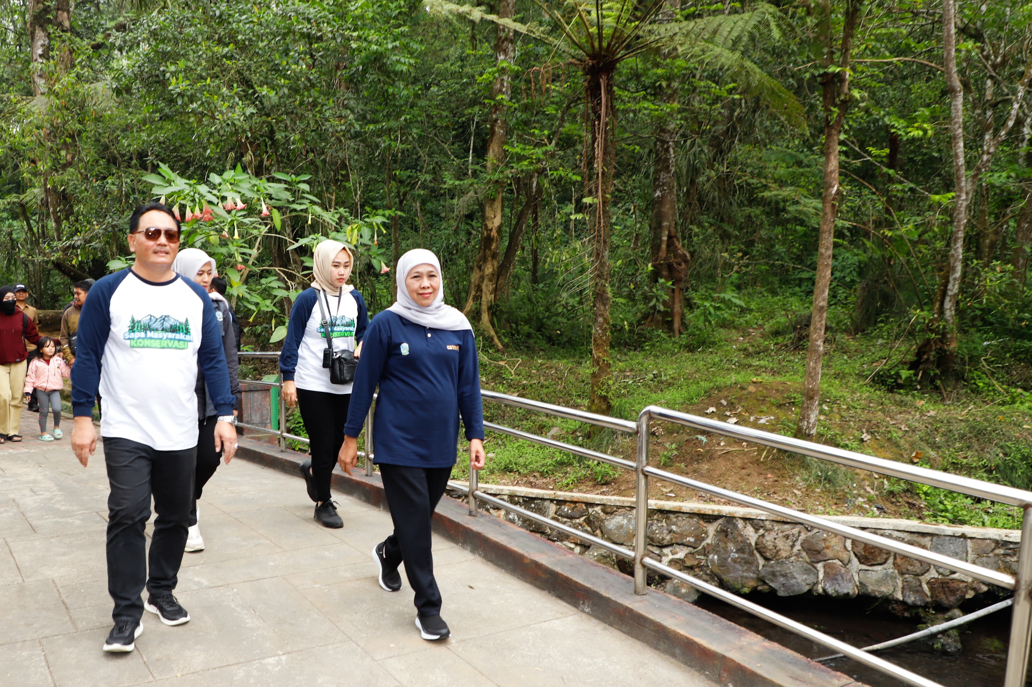 Gubernur Khofifah Sapa Masyarakat Konservasi Untuk Pemulihan Ekosistem Hutan Raden Soerjo