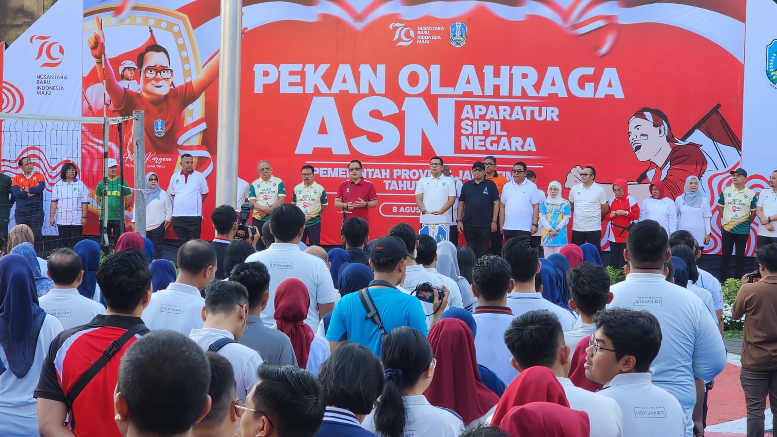 Pemerintah Provinsi Jawa Timur Gelar Pekan Olahraga ASN 2024 untuk Sambut HUT ke-79 RI