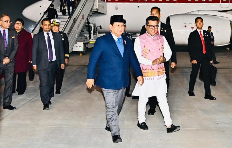 Presiden Prabowo Tiba di India, Sambutannya Penuh Kehormatan dan Keakraban