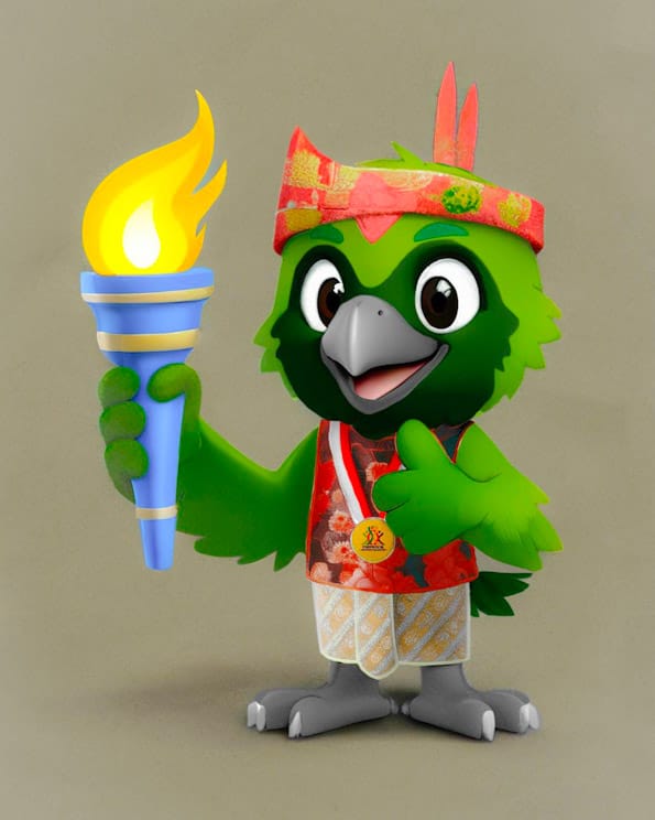 Cucak Ijo atau yang disingkat Cak Jo, menjadi maskot Pekan Olahraga Provinsi (Porprov) Jawa Timur IX 2025.
