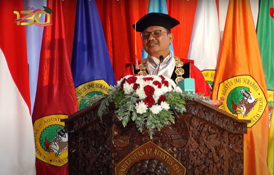 Rektor Untag Surabaya, Prof. Mulyanto Nugroho,