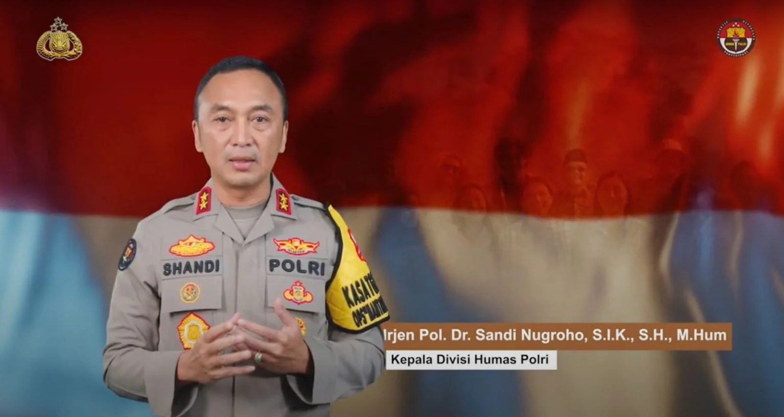 Kepala Divisi Humas Polri Irjen Pol. Sandi Nugroho