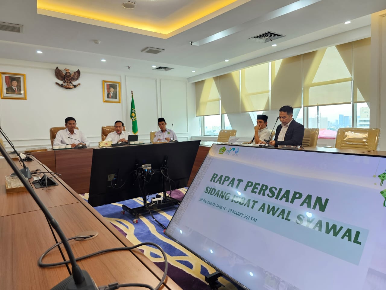 Kementerian Agama akan menggelar sidang penetapan (isbat) awal Syawal 1446 H pada 29 Ramadan yang bertepatan 29 Maret 2025.