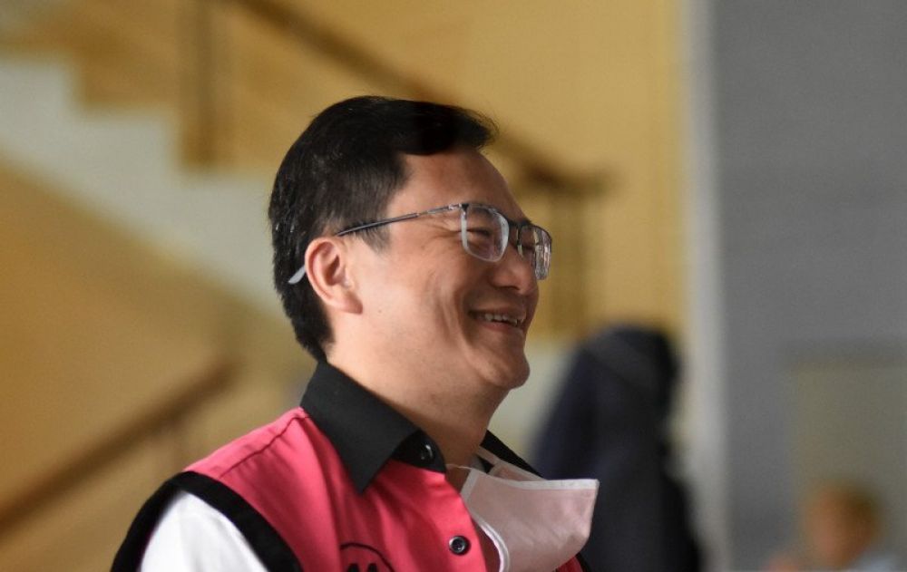 Direktur Utama PT Hanson International Tbk Benny Tjokrosaputro
