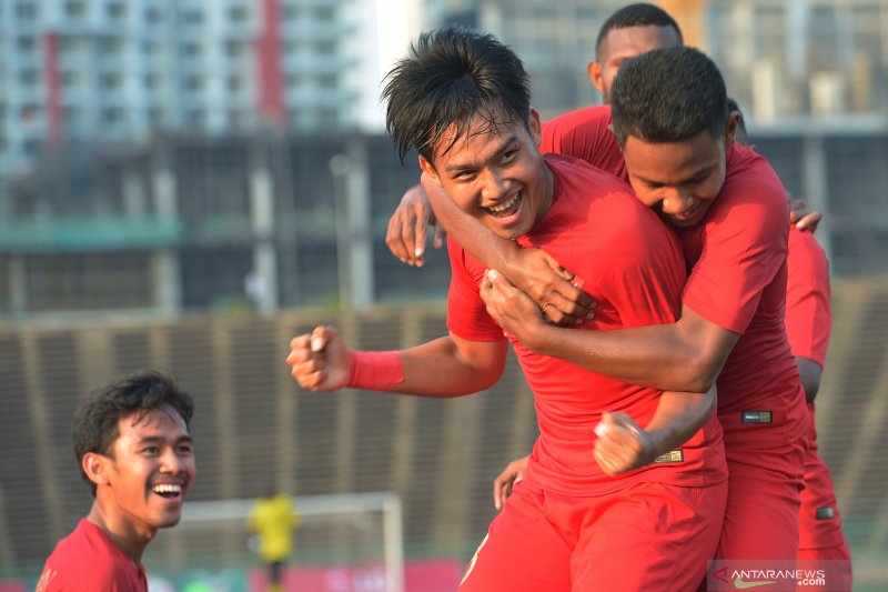 Witan Sulaeman pencetak gol pertama Indonesia. ant