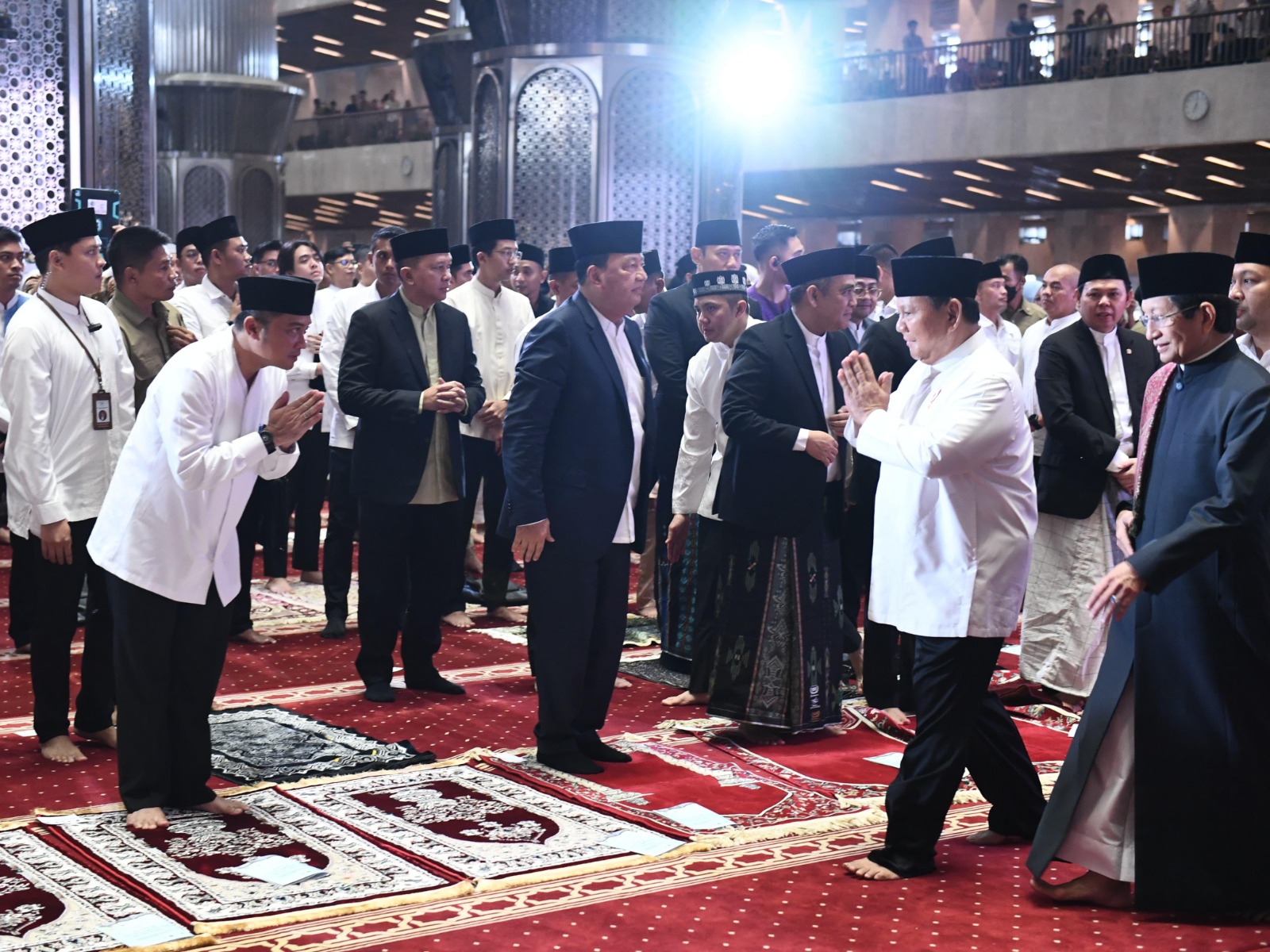 Presiden Prabowo Tunaikan Salat Idulfitri 1446 H di Masjid Istiqlal