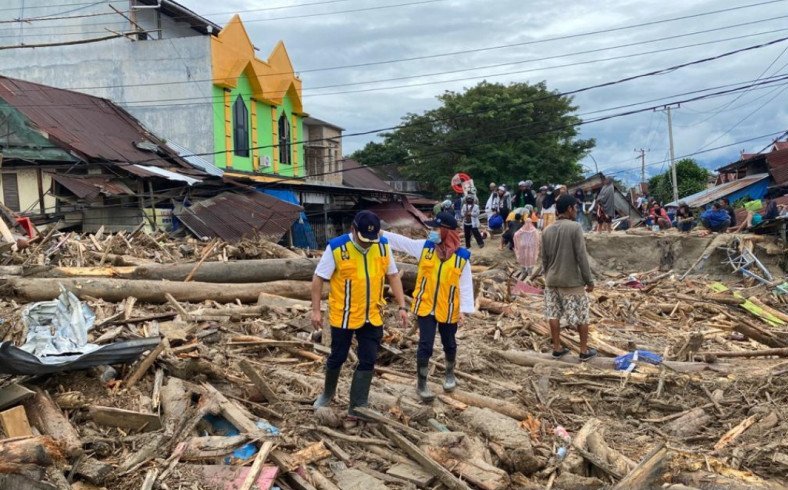LAPAN Identifikasi Bangunan Terdampak Banjir Bandang di Enam Kecamatan