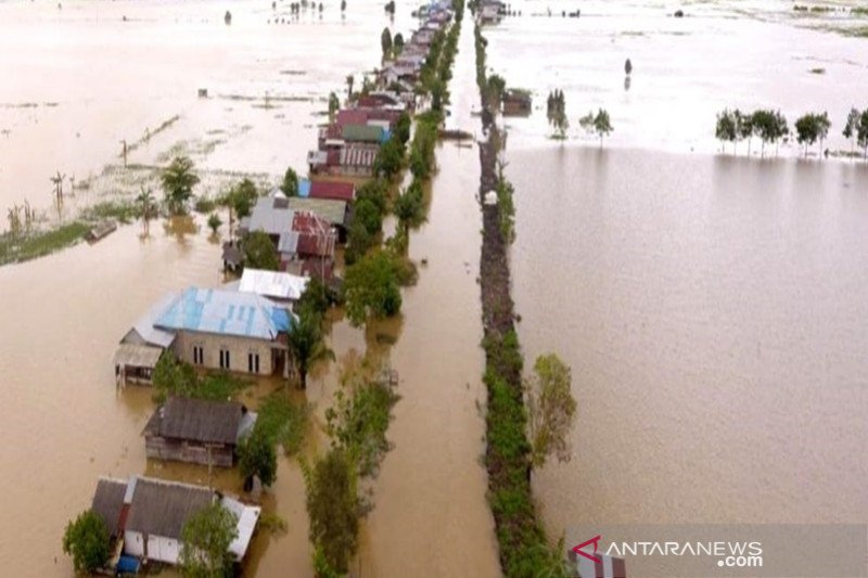 Kondisi banjir (antaranewskalsel.com/ist)