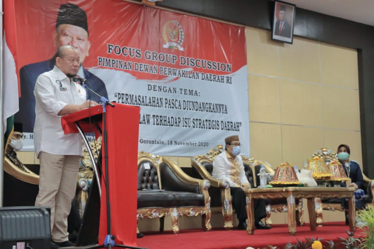 Ketua DPD RI AA LaNyalla Mahmud Mattalitti. IST