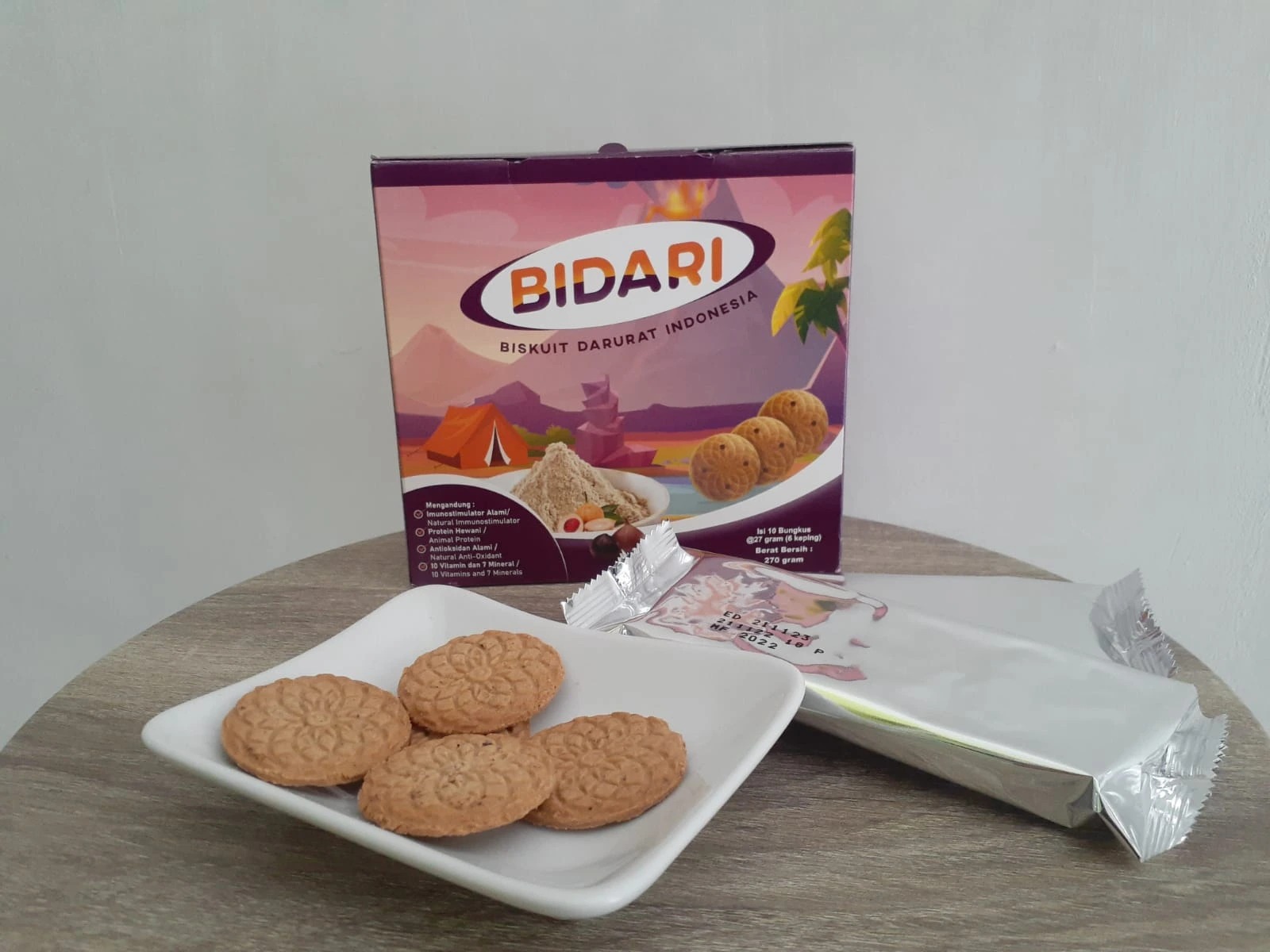 prototipe Biskuit Darurat Indonesia (BIDARI).