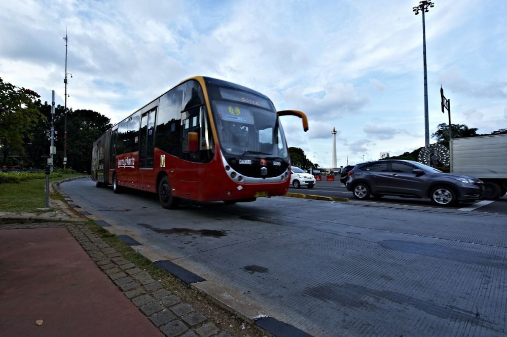 Bus Transjakarta stop beroperasi (ist)