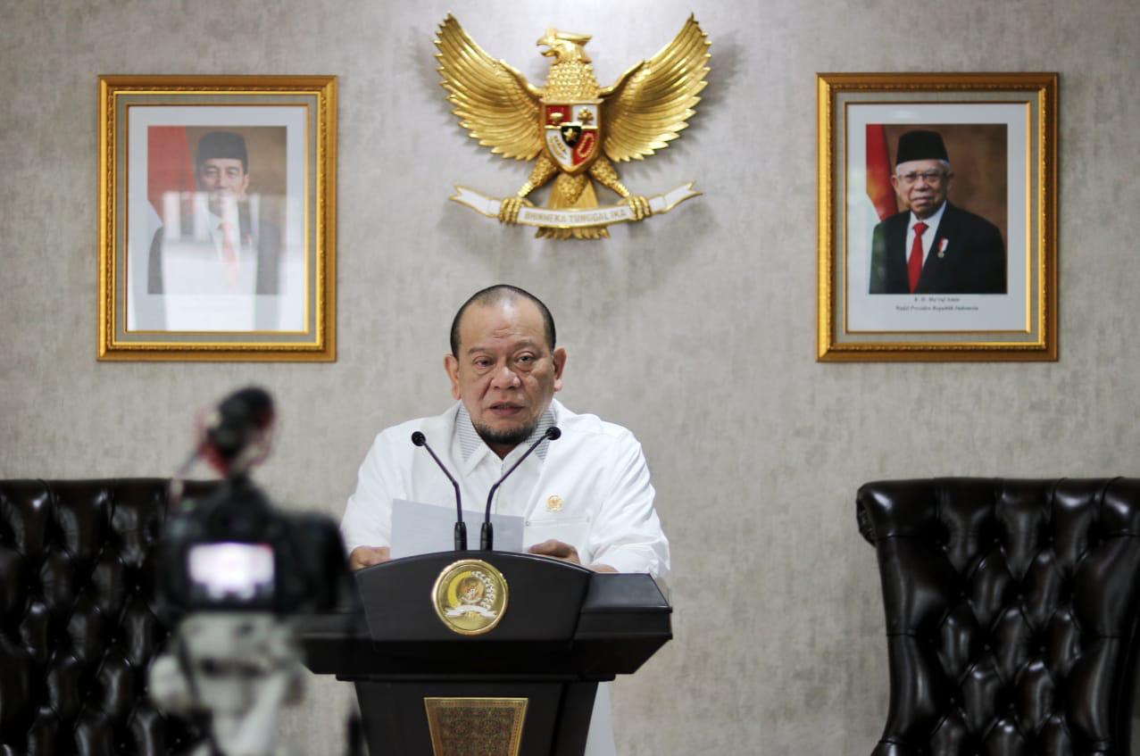 Ketua DPD RI AA LaNyalla Mahmud Mattalitti . ist