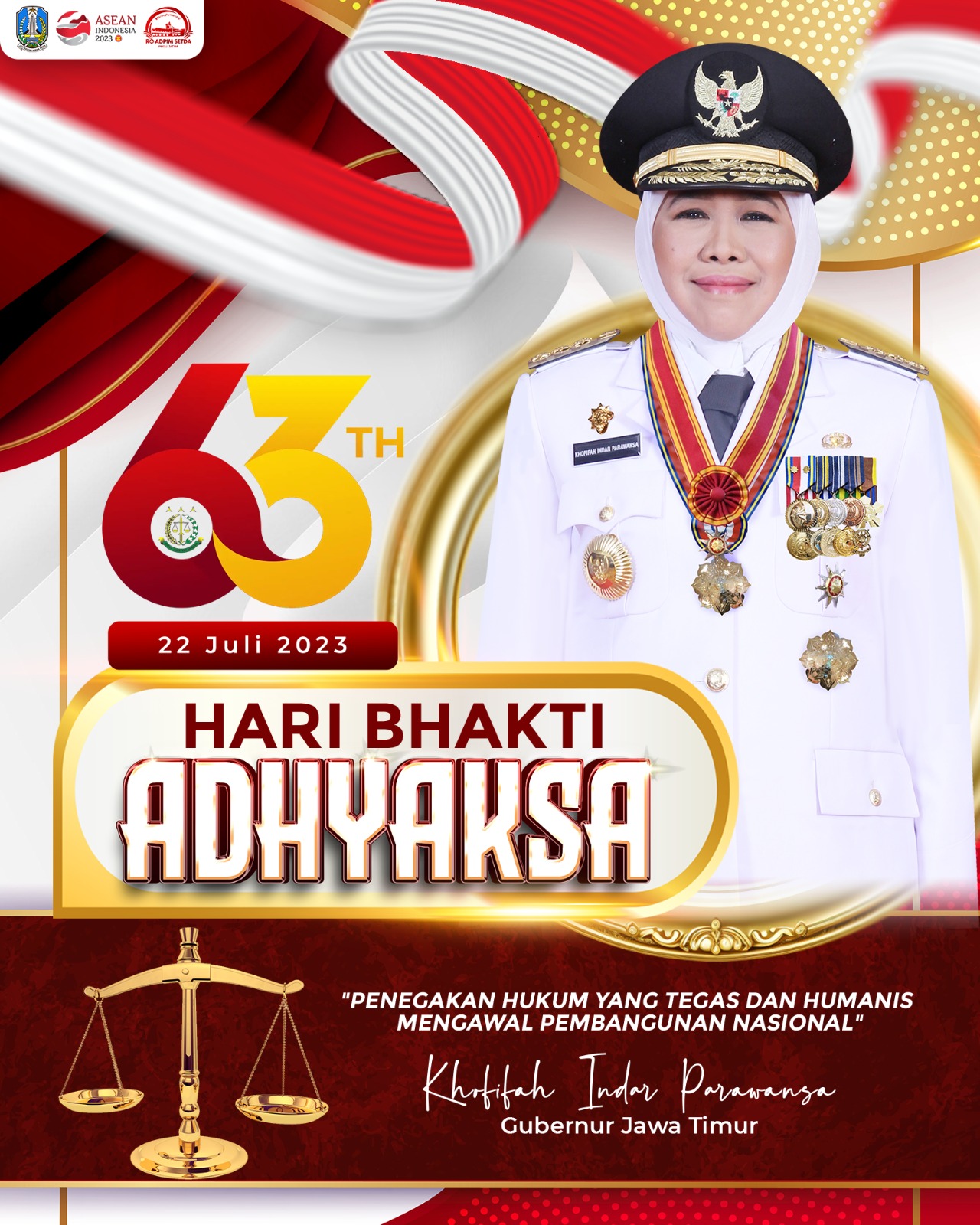  Gubernur Jawa Timur Khofifah Indar Parawansa menegaskan komitmennya untuk mendukung penuh keberadaan Rumah Restorative Justice (RRJ) di Jatim. 