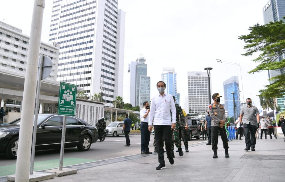 Jokowi Tinjau Persiapan New Normal