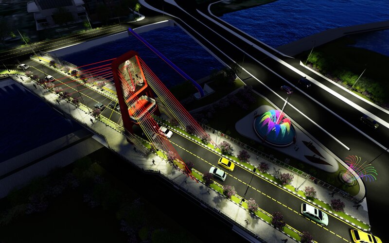 Desain Jembatan Joyoboyo