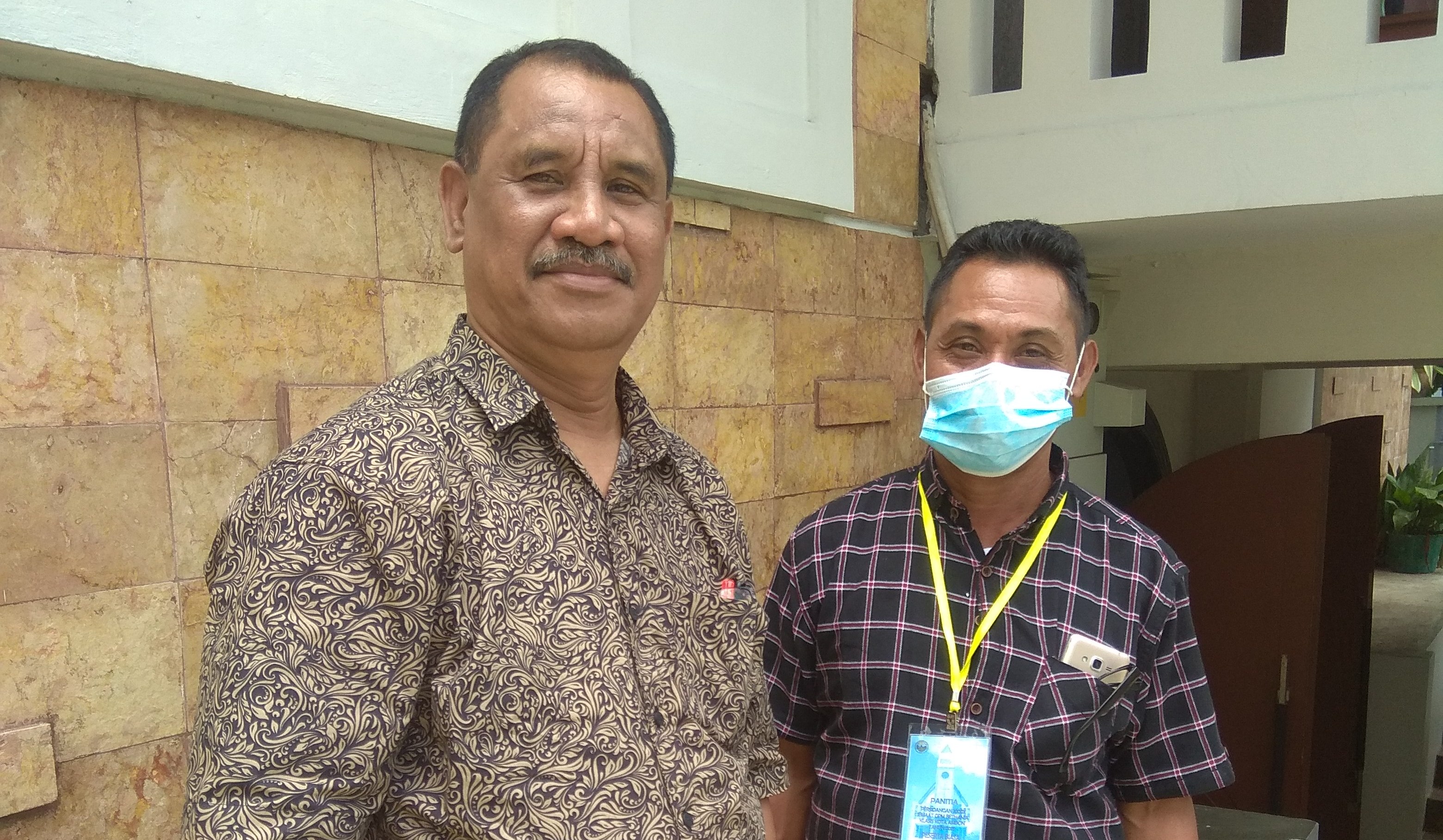  Ketua Organisasi Keanggotaan dan Kaderisasi (OKK) DPD Partai Demokrat Maluku Jhon Lefmanut. HMP/BOY