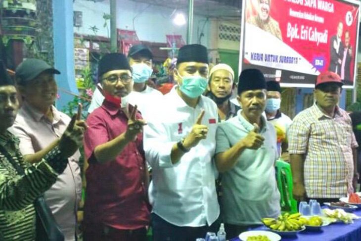 Cawali Eri Cahyadi mendapat dukungan warga Madura yang tinggal di Surabaya di Pilkada Surabaya 2020