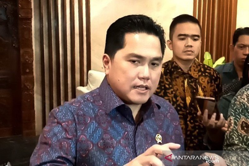 Menteri BUMN Erick Thohir. (ANTARA/twitter @KemenBUMN/pri)