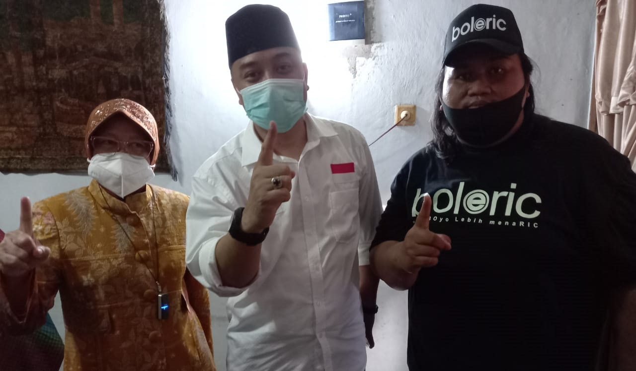 Boleric melihat bahwa sosok Eri adalah sosok yang tepat untuk mengamankan Surabaya dari berbagai situasi sulit akibat pandemic. ist