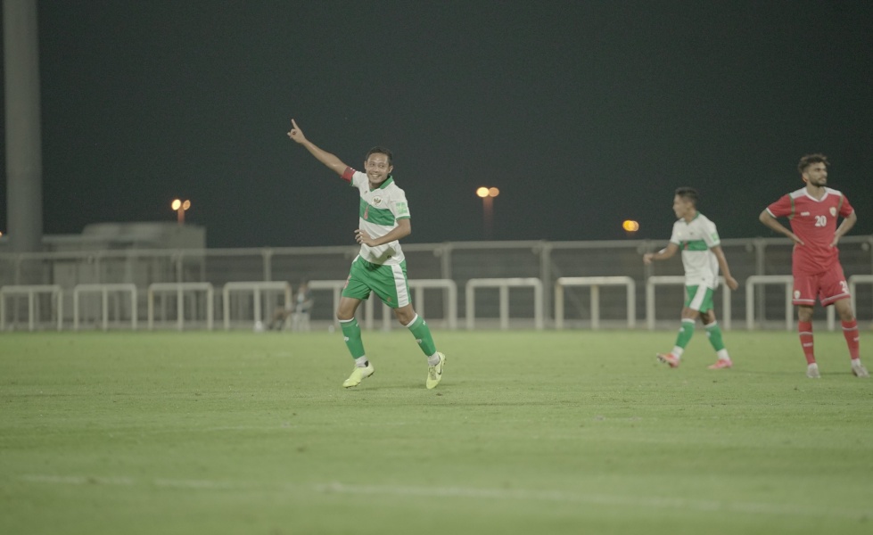 Gelandang Evan Dimas Darmono. PSSI