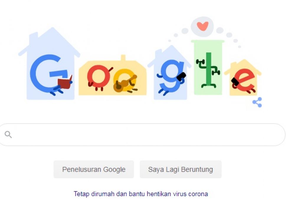 Ilustrasi Google Doodle hari ini. Screen Shoot. 