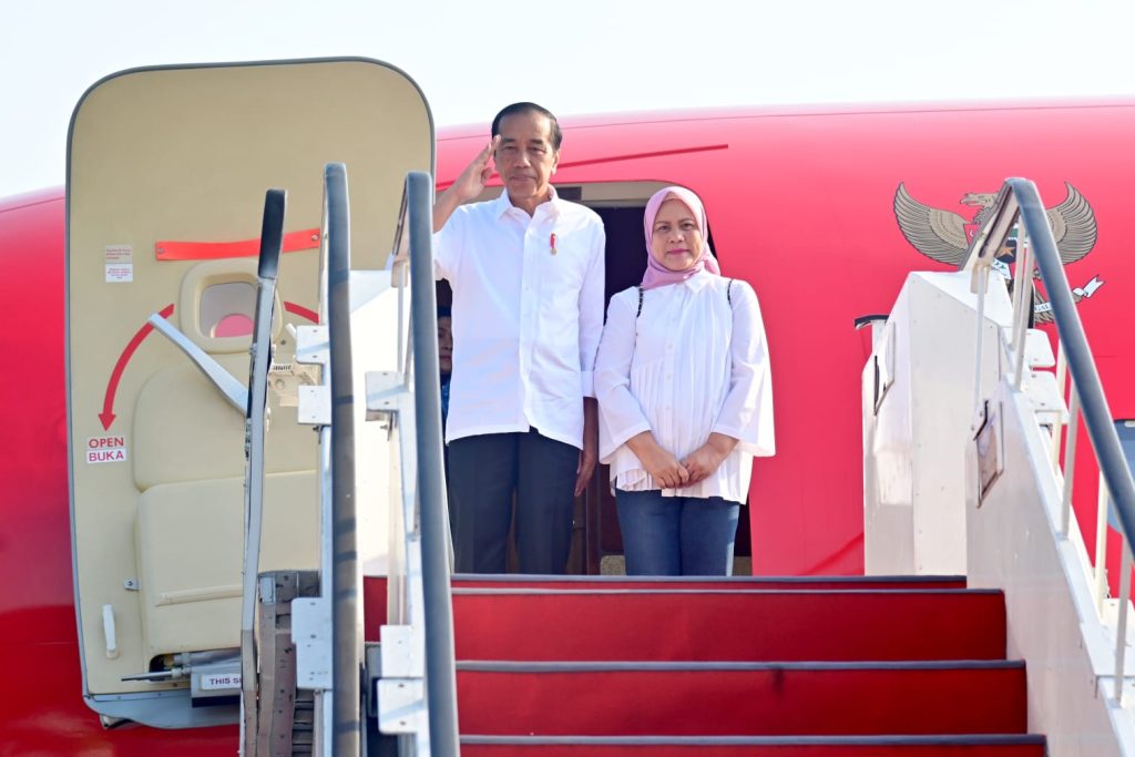 Presiden RI Joko Widodo (Jokowi) dan Ibu Iriana Jokowi melanjutkan kunjungan kerja ke Jawa Timur, Senin (24/07/2023). 