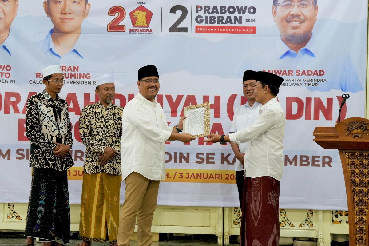 Ketua DPD Gerindra Jawa Timur, Anwar Sadad 