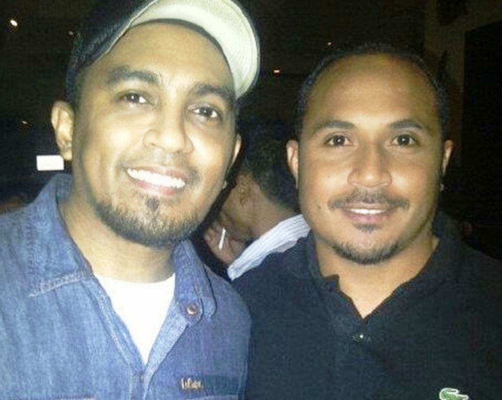 KENANGAN MANIS: Imran Nahumarury dan mendiang Glenn Fredly. IG Imran Nahumarury.
