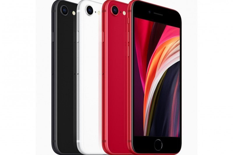 iPhone SE generasi kedua yang diluncurkan 15 April 2020. (ANTARA/Apple)

