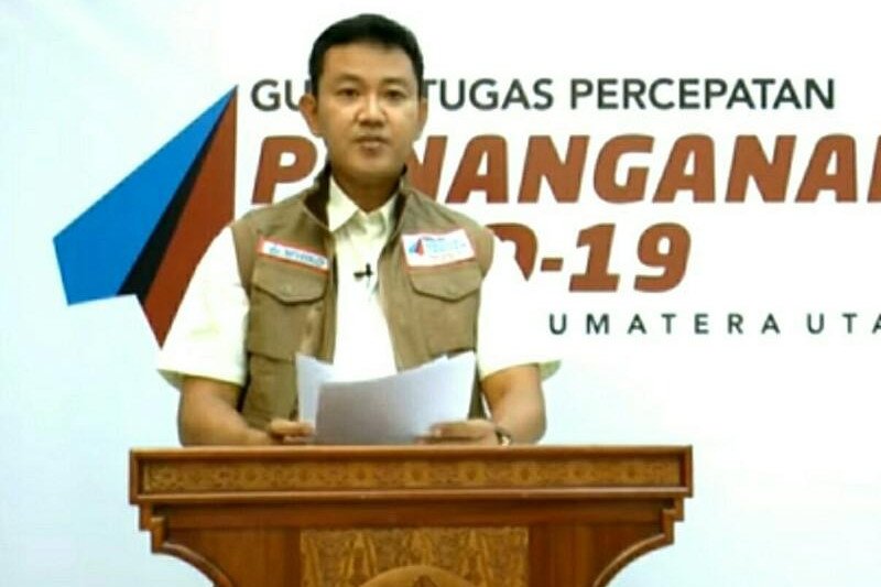 Juru Bicara  Gugus Tugas Percepatan Penanganan (GTPP) Covid-19 Sumut, Whiko Irwan (ANTARA/HO)